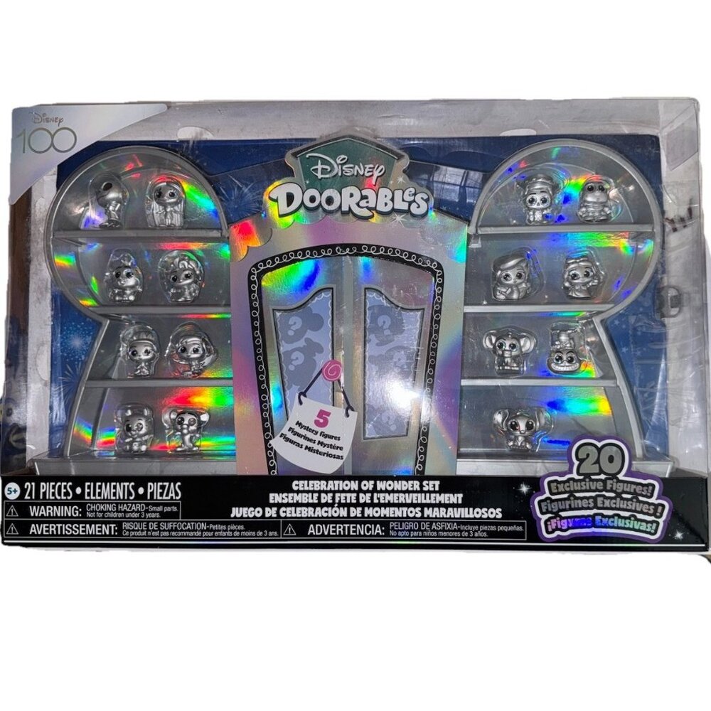 Disney Doorables Celebration Of Wonder Set With 20 Exclusive Figures & 5 Mystery
